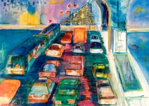 Stoplight Traffic | 40 x 30 | 2006 (sold)
